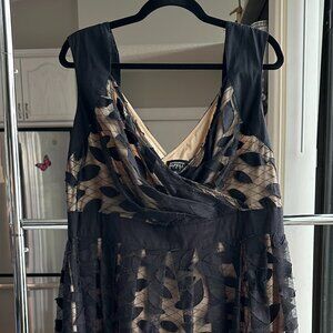 Adrianna Papell Fit & Flare Semi Formal Party Dress